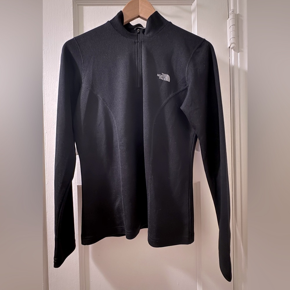 The North Face Black Quarter Zip VaporWick Top